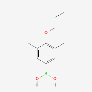 molecular formula C11H17BO3 B1591072 (3,5-Dimethyl-4-propoxyphenyl)boronic acid CAS No. 357611-51-9