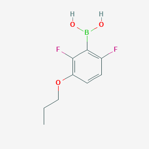 molecular formula C9H11BF2O3 B1591075 2,6-Difluoro-3-propoxyphenylboronic acid CAS No. 849062-14-2