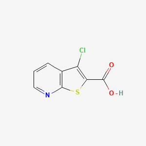 molecular formula C8H4ClNO2S B1591092 3-Chlorothieno[2,3-b]pyridine-2-carboxylic acid CAS No. 937640-24-9