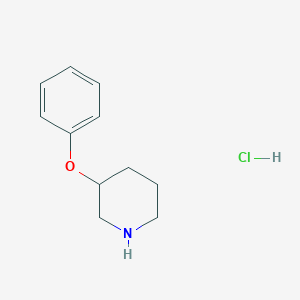 molecular formula C11H16ClNO B1591095 3-Phenoxypiperidine hydrochloride CAS No. 1171992-10-1
