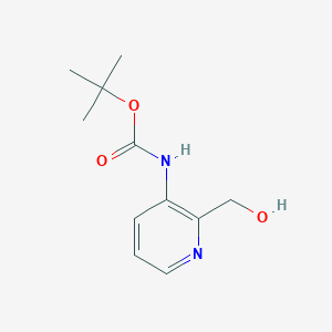 molecular formula C11H16N2O3 B1591096 tert-Butyl (2-(hydroxymethyl)pyridin-3-yl)carbamate CAS No. 824429-51-8