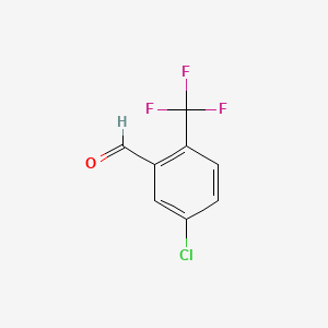 molecular formula C8H4ClF3O B1591102 5-Chloro-2-(trifluoromethyl)benzaldehyde CAS No. 90381-07-0