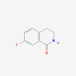 molecular formula C9H8FNO B1591103 7-Fluoro-3,4-dihydroisoquinolin-1(2H)-one CAS No. 885273-83-6