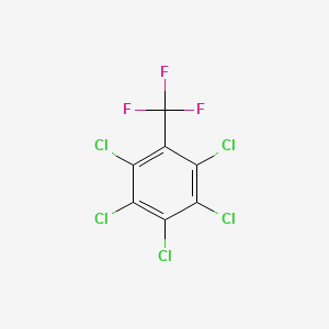 molecular formula C7Cl5F3 B1591116 1,2,3,4,5-Pentachloro-6-(trifluoromethyl)benzene CAS No. 384-83-8