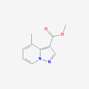 molecular formula C10H10N2O2 B1591121 Methyl 4-methylpyrazolo[1,5-a]pyridine-3-carboxylate CAS No. 127717-19-5