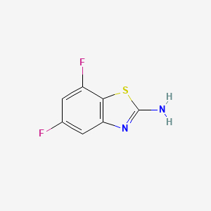 molecular formula C7H4F2N2S B1591125 5,7-二氟苯并[d]噻唑-2-胺 CAS No. 788124-34-5
