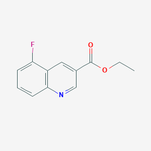 molecular formula C12H10FNO2 B1591126 Ethyl 5-fluoroquinoline-3-carboxylate CAS No. 352521-49-4