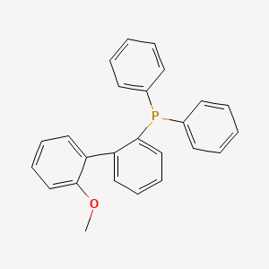 molecular formula C25H21OP B1591127 (2'-Methoxy-[1,1'-biphenyl]-2-yl)diphenylphosphine CAS No. 402822-70-2