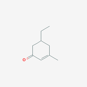 molecular formula C9H14O B1591129 5-Ethyl-3-methylcyclohex-2-enone CAS No. 40920-68-1
