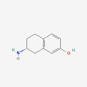 molecular formula C10H13NO B1591135 (R)-2-Amino-7-hydroxytetralin CAS No. 85951-61-7
