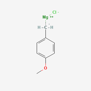 molecular formula C8H9ClMgO B1591139 4-Methoxybenzylmagnesium chloride CAS No. 38769-92-5