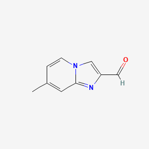 molecular formula C9H8N2O B1591142 7-Methylimidazo[1,2-a]pyridine-2-carbaldehyde CAS No. 202348-54-7