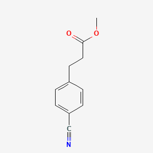 molecular formula C11H11NO2 B1591146 Methyl 3-(4-cyanophenyl)propanoate CAS No. 75567-85-0