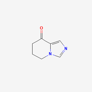 molecular formula C7H8N2O B1591165 6,7-dihydroimidazo[1,5-a]pyridin-8(5H)-one CAS No. 426219-51-4