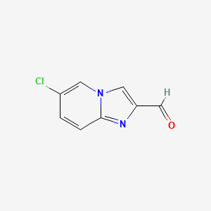 molecular formula C8H5ClN2O B1591167 6-Chloroimidazo[1,2-a]pyridine-2-carbaldehyde CAS No. 881841-30-1