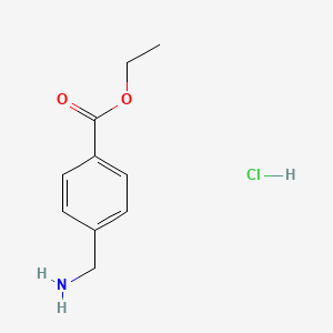 molecular formula C10H14ClNO2 B1591169 Ethyl 4-(aminomethyl)benzoate hydrochloride CAS No. 6232-12-8