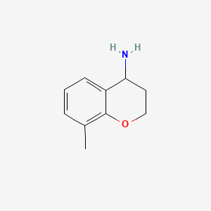 molecular formula C10H13NO B1591170 8-Methylchroman-4-amine CAS No. 754958-74-2