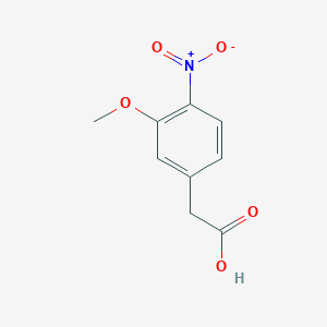 molecular formula C9H9NO5 B1591176 2-(3-甲氧基-4-硝基苯基)乙酸 CAS No. 5803-22-5