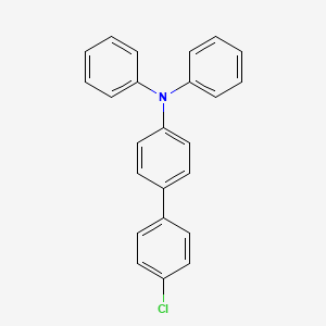 molecular formula C24H18ClN B1591177 4'-Chloro-N,N-diphenyl-[1,1'-biphenyl]-4-amine CAS No. 880800-25-9