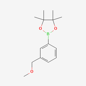 molecular formula C14H21BO3 B1591182 2-(3-(Methoxymethyl)phenyl)-4,4,5,5-tetramethyl-1,3,2-dioxaborolane CAS No. 675605-91-1