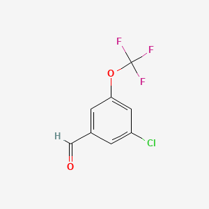 molecular formula C8H4ClF3O2 B1591186 3-氯-5-(三氟甲氧基)苯甲醛 CAS No. 433926-48-8