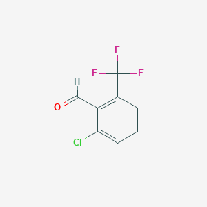 molecular formula C8H4ClF3O B1591188 2-Chloro-6-(trifluoromethyl)benzaldehyde CAS No. 60611-22-5