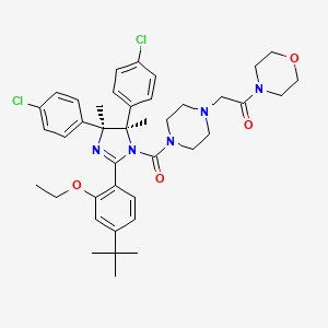 B1591189 p53 and MDM2 proteins-interaction-inhibitor chiral CAS No. 939981-37-0