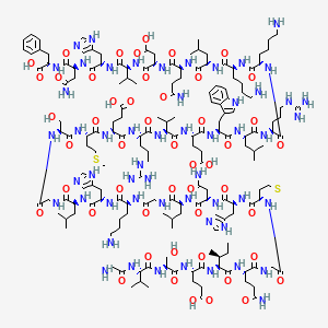molecular formula C174H278N54O49S2 B1591195 Bovine parathyroid hormone (1-34) CAS No. 12583-68-5