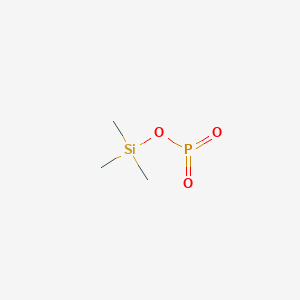 molecular formula C3H9O3PSi B1591196 三甲基甲硅烷基聚磷酸酯 CAS No. 40623-46-9