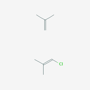 molecular formula C8H15Cl B1591200 1-Chloro-2-methylprop-1-ene;2-methylprop-1-ene CAS No. 68442-33-1