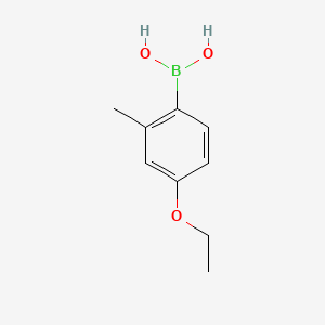 molecular formula C9H13BO3 B1591204 4-Ethoxy-2-methylphenylboronic acid CAS No. 313545-31-2