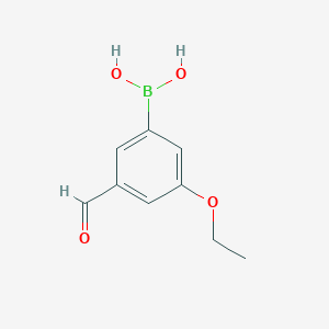 molecular formula C9H11BO4 B1591208 (3-Ethoxy-5-formylphenyl)boronic acid CAS No. 1072952-04-5
