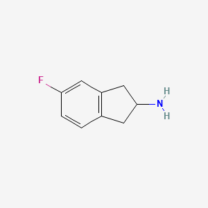 molecular formula C9H10FN B1591210 5-氟-2,3-二氢-1H-茚-2-胺 CAS No. 2340-06-9