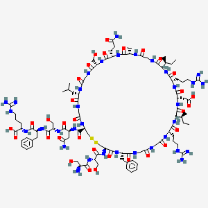 molecular formula C98H156N34O32S2 B1591219 Atriopeptin II (rat, mouse) CAS No. 89139-54-8