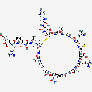 molecular formula C112H175N39O35S3 B1591222 Anaritide CAS No. 95896-08-5