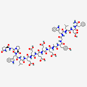 molecular formula C98H126N20O31 B1591223 [Leu15]-Gastrin I (human) 