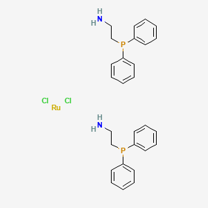 molecular formula C28H32Cl2N2P2Ru B1591229 Dichlorobis(2-(diphenylphosphino)ethylamine)ruthenium(II) CAS No. 506417-41-0