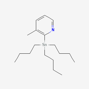 molecular formula C18H33NSn B1591235 3-Methyl-2-(tributylstannyl)pyridine CAS No. 259807-97-1