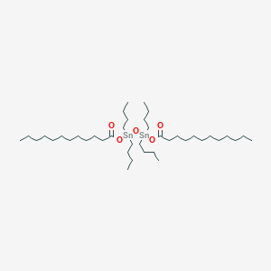 molecular formula C40H82O5Sn2 B1591237 1,1,3,3-TETRABUTYL-1,3-DILAURYLOXYDISTANNOXANE CAS No. 3669-02-1