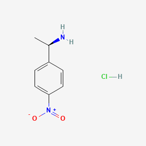 molecular formula C8H11ClN2O2 B1591246 (R)-alpha-Methyl-4-nitrobenzylamine hydrochloride CAS No. 57233-86-0