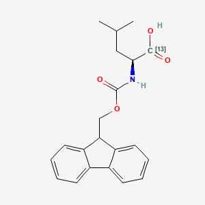molecular formula C21H23NO4 B1591251 Fmoc-leucine-13C CAS No. 202114-53-2