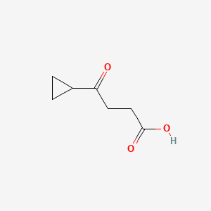 molecular formula C7H10O3 B1591253 4-Cyclopropyl-4-oxobutyric acid CAS No. 53712-75-7