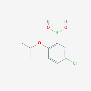 molecular formula C9H12BClO3 B1591254 5-氯-2-异丙氧基苯硼酸 CAS No. 352534-87-3