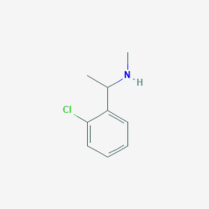 molecular formula C9H12ClN B1591267 1-(2-Chlorophenyl)-N-methylethanamine CAS No. 51586-22-2