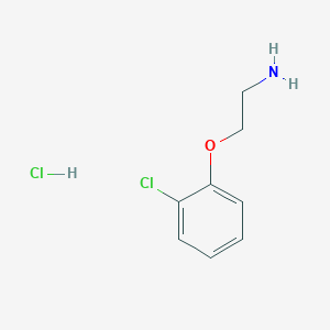 molecular formula C8H11Cl2NO B1591269 2-(2-Chlorophenoxy)ethanamine hydrochloride CAS No. 26378-54-1