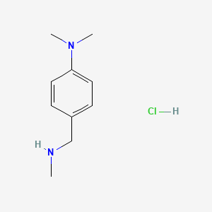 molecular formula C10H17ClN2 B1591270 N-Methyl-4-(dimethylamino)benzylamine Hydrochloride CAS No. 1158441-78-1
