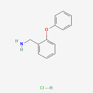 molecular formula C13H14ClNO B1591273 1-(2-PHENOXYPHENYL)METHANAMINE hydrochloride CAS No. 31963-35-6