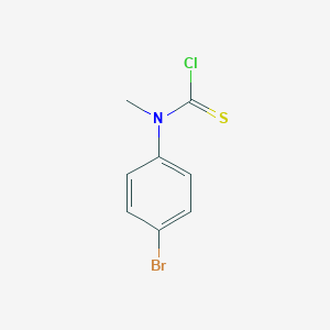 molecular formula C8H7BrClNS B159129 N-(4-Bromophenyl)-N-methylthiocarbamoyl chloride CAS No. 10219-03-1