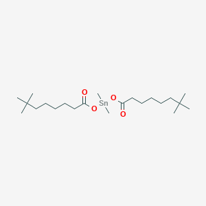molecular formula C22H44O4Sn B1591291 二甲基双[(1-氧代壬基)氧基]锡烷 CAS No. 68928-76-7
