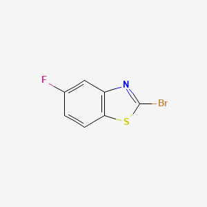 molecular formula C7H3BrFNS B1591297 2-Bromo-5-fluorobenzo[d]thiazole CAS No. 441715-01-1